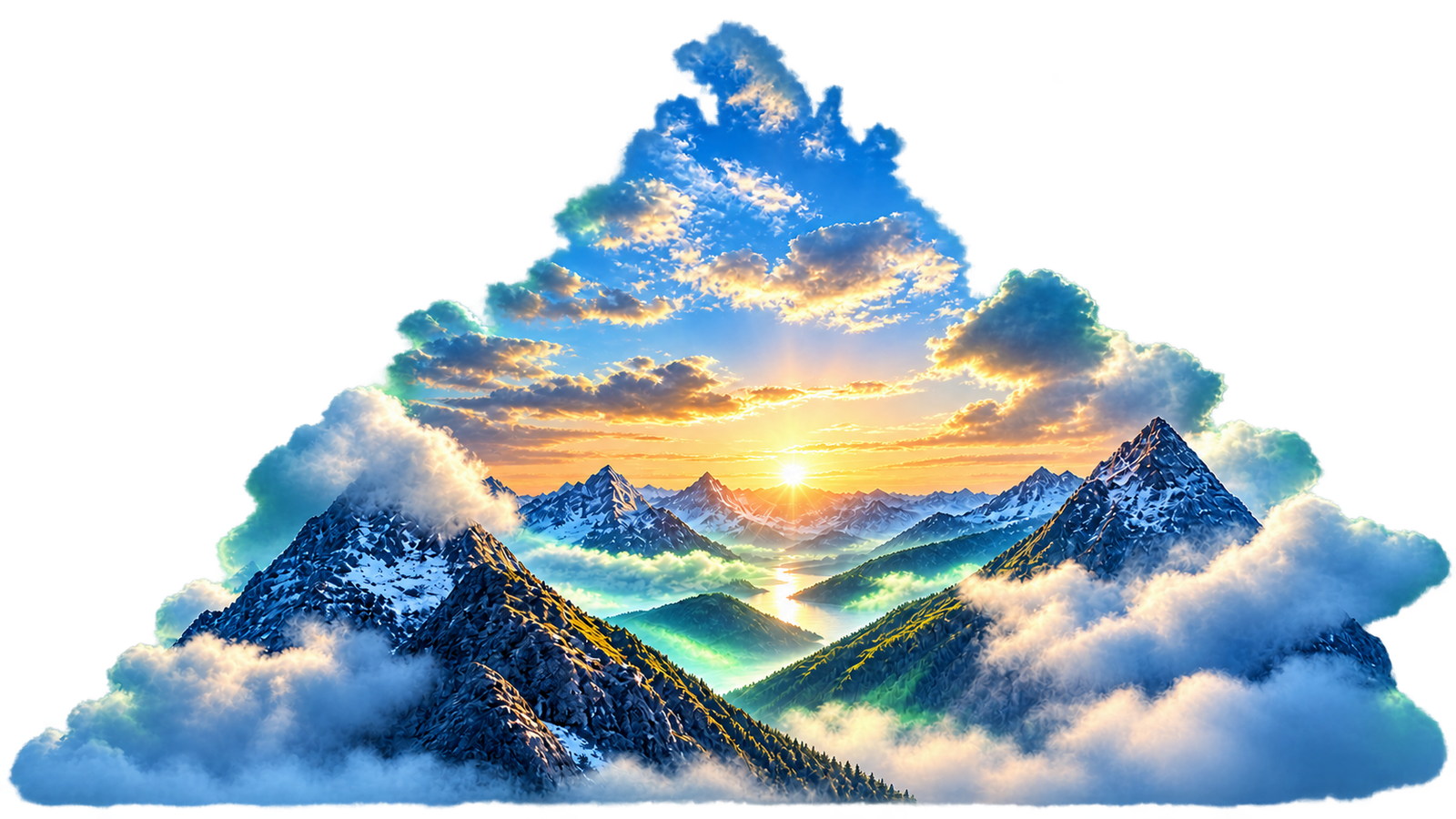 Montañas al amanecer